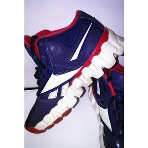 Reebok shoes blue white red size11